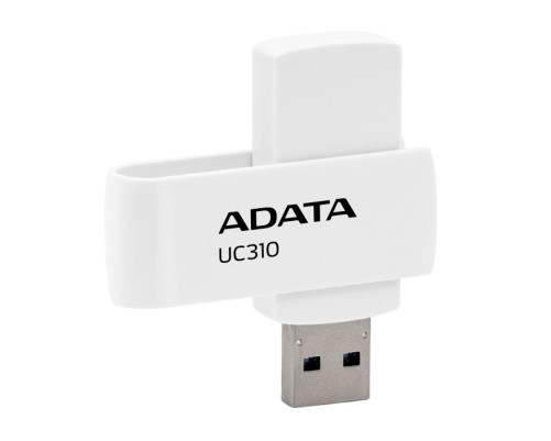 USB накопитель 128GB ADATA UC310 USB 3.2 Gen1, белый USB накопитель 128GB ADATA UC310 USB 3.2 Gen1, белый