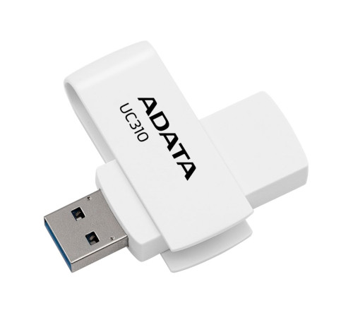 USB накопитель 128GB ADATA UC310 USB 3.2 Gen1, белый