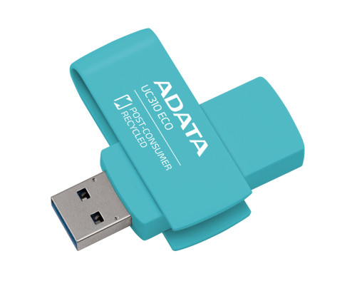 USB накопитель 128GB ADATA UC310E USB 3.2 Gen1, зеленый USB накопитель 128GB ADATA UC310E USB 3.2 Gen1, зеленый