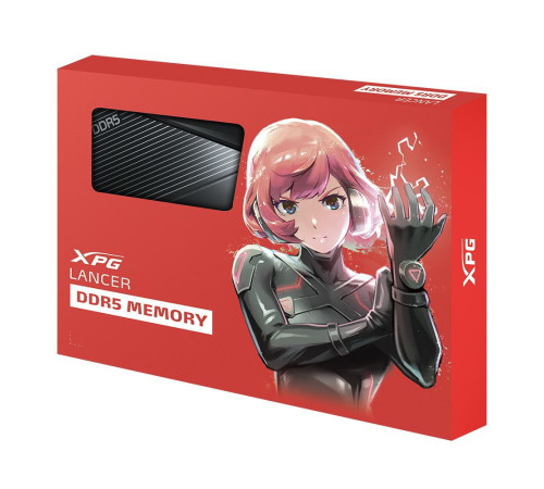 Модуль оперативной памяти XPG 64GB Lancer DDR5 6400Mhz DIMM 2*32, 1.4V, CL32-39-39, On-Die ECC, Power Management IC, black