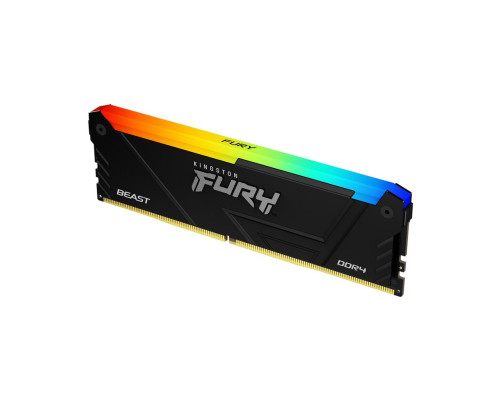 Модуль оперативной памяти Kingston 32GB DDR4-3600 FURY Beast RGB KF436C18BB2A/32 Модуль оперативной памяти Kingston 32GB DDR4-3600 FURY Beast RGB KF436C18BB2A/32