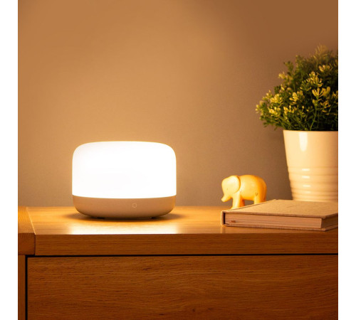 Умная прикроватная лампа Yeelight LED Bedside Lamp D2, белый/серый