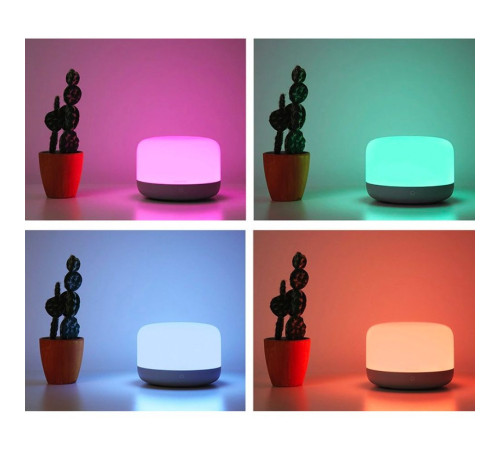 Умная прикроватная лампа Yeelight LED Bedside Lamp D2, белый/серый