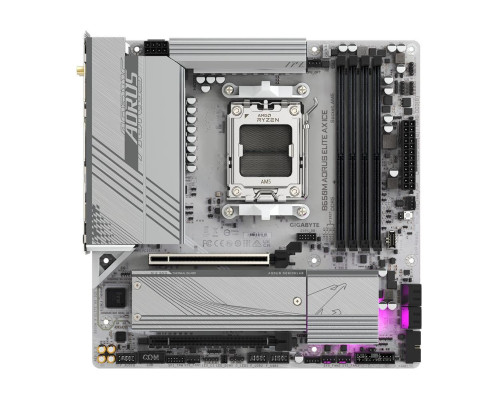 Материнская плата Gigabyte B650M AORUS ELITE AX ICE (AM5) Материнская плата Gigabyte B650M AORUS ELITE AX ICE (AM5)