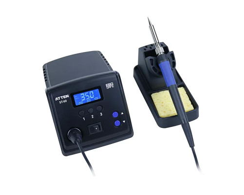 Паяльная станция Atten ST-60 230V 60Вт, 150-450°C, ±2°C темп. стабильность Паяльная станция Atten ST-60 230V 60Вт, 150-450°C, ±2°C темп. стабильность