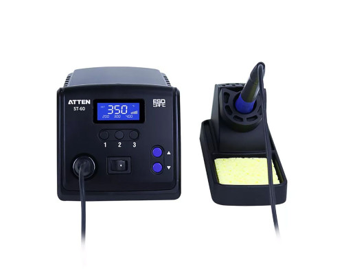 Паяльная станция Atten ST-60 230V 60Вт, 150-450°C, ±2°C темп. стабильность Паяльная станция Atten ST-60 230V 60Вт, 150-450°C, ±2°C темп. стабильность
