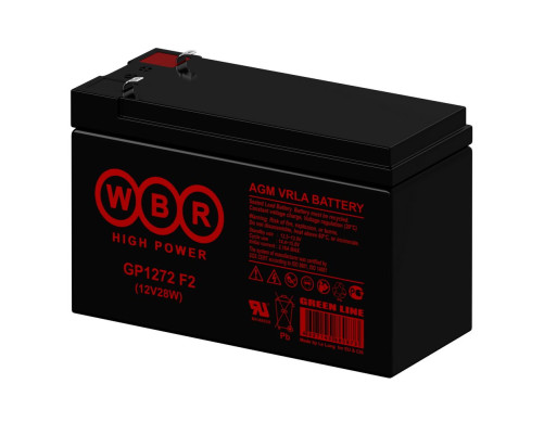 Аккумуляторная батарея WBR GP1272 F2 (12V28W) Аккумуляторная батарея WBR GP1272 F2 (12V28W)