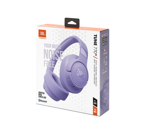 Гарнитура беспроводная JBL Tune 770NC, пурпурный