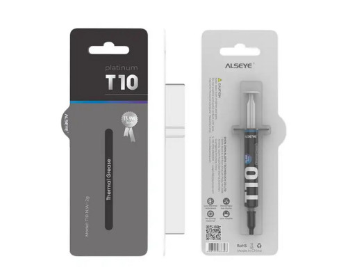 Термопаста ALSEYE T10 2 грамма, шпатель (AS.19.0113) Термопаста ALSEYE T10 2 грамма, шпатель (AS.19.0113)