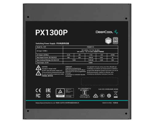Блок питания 1300 Вт Deepcool PX1300P Блок питания 1300 Вт Deepcool PX1300P