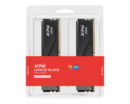 Модуль оперативной памяти ADATA XPG AX5U6000C3016G-DTLABBK Lancer Blade 32GB DDR5 6000 DIMM Black kit 16*2, RTL Модуль оперативной памяти ADATA XPG AX5U6000C3016G-DTLABBK Lancer Blade 32GB DDR5 6000 DIMM Black kit 16*2, RTL