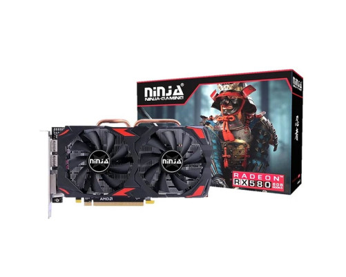 Видеокарта Ninja (Sinotex) RX580 4GB, GDDR5 256-bit Видеокарта Ninja (Sinotex) RX580 4GB, GDDR5 256-bit