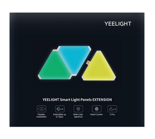 Умная настенная светодиодная панель Yeelight Smart Light Panels (комплект 3 шт.), белый