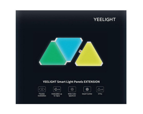 Умная настенная светодиодная панель Yeelight Smart Light Panels (комплект 3 шт.), белый Умная настенная светодиодная панель Yeelight Smart Light Panels (комплект 3 шт.), белый