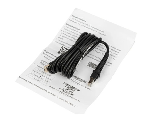 Сканер штрих-кода Mindeo 2D MD6600-HD USB cable