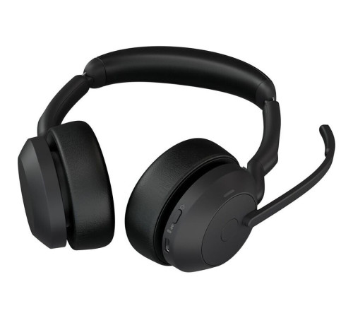 Гарнитура беспроводная Jabra Evolve2 55, Link380c MS Stereo, черный