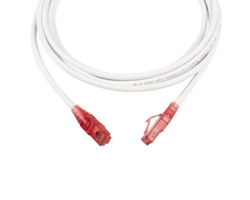 Патч-корд Hyperline U/UTP, Cat.5e, LSZH, 2 м, белый Патч-корд Hyperline U/UTP, Cat.5e, LSZH, 2 м, белый