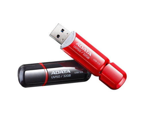 USB накопитель 32GB ADATA UV150 USB 3.0, красный/белый