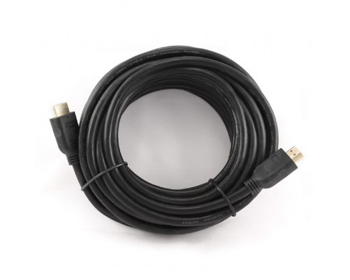 Кабель HDMI Cablexpert CC-HDMI4-7.5M, 7.5 м, v2.0, 19M/19M, черный, позол. разъемы, экран Кабель HDMI Cablexpert CC-HDMI4-7.5M, 7.5 м, v2.0, 19M/19M, черный, позол. разъемы, экран