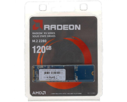 Твердотельный накопитель AMD Radeon R5 R5M120G8, 120GB, M.2 2280