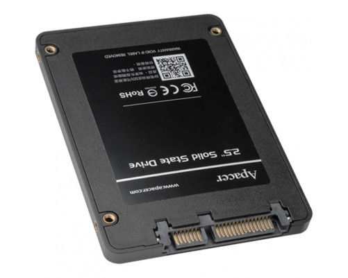 Твердотельный накопитель SSD Apacer AS340 Panther AP480GAS340G-1 480GB 2.5" Client SATA 6Gb/s, 550/450, MTBF 1.5M, TLC, 280TBW, RTL {100} (916259)