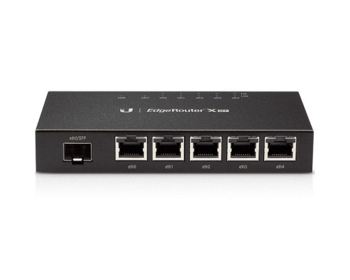 Маршрутизатор Ubiquiti EdgeRouter X SFP, черный Маршрутизатор Ubiquiti EdgeRouter X SFP, черный