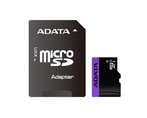 Карта памяти microSDXC 64GB ADATA AUSDX64GUICL10-RA1 Class 10 UHS-I U1, с адаптером Карта памяти microSDXC 64GB ADATA AUSDX64GUICL10-RA1 Class 10 UHS-I U1, с адаптером