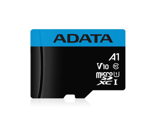 Карта памяти microSDXC 64GB ADATA Premier AUSDX64GUICL10A1-RA1 UHS-I Class 10/V10 A1, с адаптером Карта памяти microSDXC 64GB ADATA Premier AUSDX64GUICL10A1-RA1 UHS-I Class 10/V10 A1, с адаптером