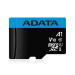 Карта памяти microSDXC 64GB ADATA Premier AUSDX64GUICL10A1-RA1 UHS-I Class 10/V10 A1, с адаптером