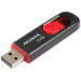 USB накопитель 64GB ADATA C008 USB 2.0, черный/красный