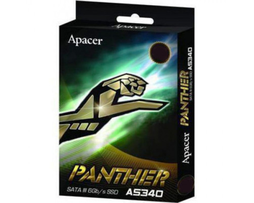 Твердотельный накопитель SSD Apacer AS340 Panther  AP960GAS340G-1 960GB 2.5" Client SATA 6Gb/s, MTBF 1.5M, TLC, RTL (917072)