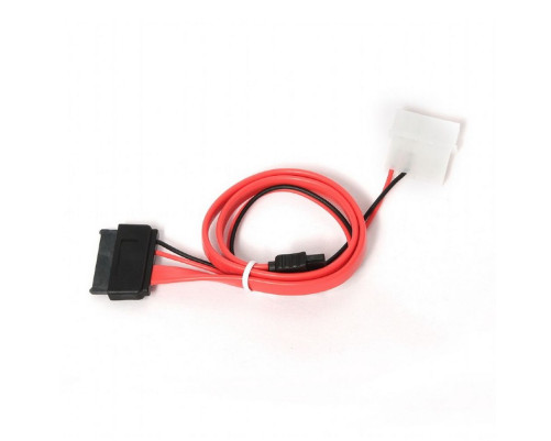 Кабель Cablexpert CC-SATA-C2 Combo Slim(mini) SATA molex+SATA/SATA, 15pin+7pin, 0.35 м Кабель Cablexpert CC-SATA-C2 Combo Slim(mini) SATA molex+SATA/SATA, 15pin+7pin, 0.35 м