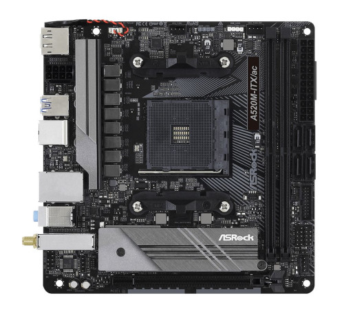 Материнская плата ASRock A520M-ITX/AC (AM4)