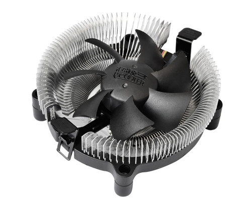 Вентилятор для процессора PCCooler E80, черный/серебристый