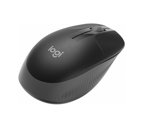 Мышь беспроводная Lgitech M190, черный/серый