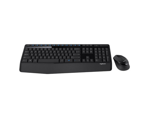 Комплект (клавиатура + мышь) беспроводной Logitech MK345, 104 клавиши, 2.4GHz, USB-ресивер, черный Комплект (клавиатура + мышь) беспроводной Logitech MK345, 104 клавиши, 2.4GHz, USB-ресивер, черный