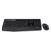 Комплект (клавиатура + мышь) беспроводной Logitech MK345, 104 клавиши, 2.4GHz, USB-ресивер, черный