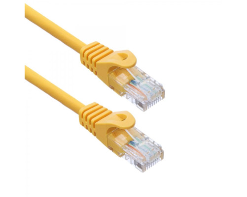 Патч-корд ACD Cat 5e, UTP, 24 AWG, 4 Pair, 7/0.18мм, CCA, 3 м, желтый Патч-корд ACD Cat 5e, UTP, 24 AWG, 4 Pair, 7/0.18мм, CCA, 3 м, желтый