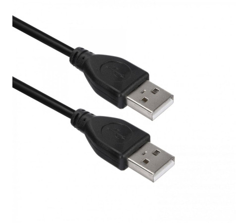 Кабель ACD, USB 2.0, A male - A male, PVC, OD4.0, черный, 2 м