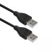 Кабель ACD-U2AAM-30L, USB 2.0, A male - A male, PVC OD4.0, черный, 3 м