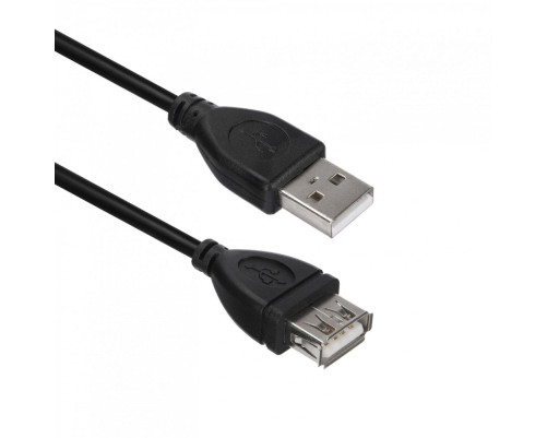 Кабель ACD-U2AAF-30L, USB 2.0, A male - A feмale ,PVC OD4.0, черный, 3 м Кабель ACD-U2AAF-30L, USB 2.0, A male - A feмale ,PVC OD4.0, черный, 3 м
