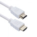 Кабель ACD-DHHM2-18W HDMI 2.0, Golden Plated,19m/19m, белый, 1.8 м