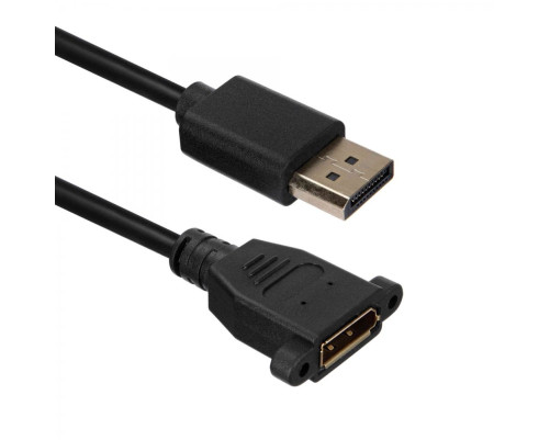Кабель ACD-DDPF2-30B DisplayPort 1.2, DP extension, Golden Plated, 20m/20f, черный, 3 м Кабель ACD-DDPF2-30B DisplayPort 1.2, DP extension, Golden Plated, 20m/20f, черный, 3 м