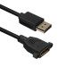 Кабель ACD-DDPF2-30B DisplayPort 1.2, DP extension, Golden Plated, 20m/20f, черный, 3 м
