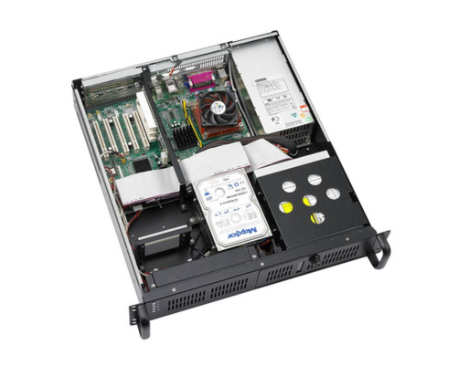 Корпус Advantech ACP-2010MB-00D 2U Rackmount Chassis, ATX/mATX, отсеки: 1*5.25"+1*3.5"Ext+1*3.5"Int, 2x80mm fan, Размер (ШВГ): 482x88x480mm, без PSU