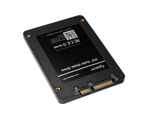 Твердотельный накопитель SSD Apacer AS340X AP240GAS340XC-1 240GB 2.5" Client SATA 6Gb/s, 550/520, IOPS 38/75K, MTBF 1.5M, 3  TLC, 140TBW, 0,53DWPD, RTL {100} (918901)