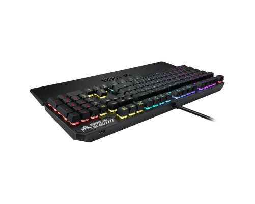 Клавиатура проводная игровая ASUS RA05 TUF GAMING K3 Kailh, 104 клавиши, USB, черный Клавиатура проводная игровая ASUS RA05 TUF GAMING K3 Kailh, 104 клавиши, USB, черный