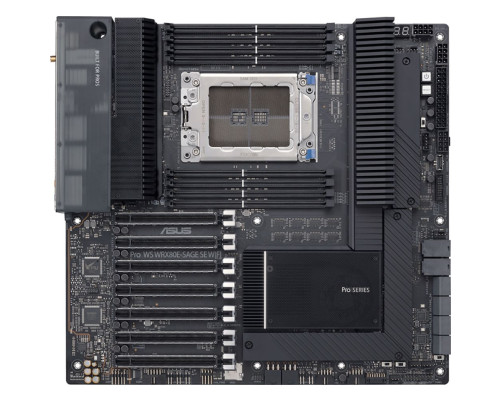 Материнская плата ASUS PRO WS WRX80E-SAGE SE WIFI (TR4) Материнская плата ASUS PRO WS WRX80E-SAGE SE WIFI (TR4)