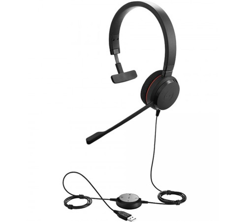 Гарнитура проводная Jabra EVOLVE 20 UC Mono, черный