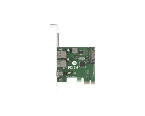 Контроллер Exegate EXE-323 (PCI-E 2.0, 2*USB3.0 ext. + 1*Type-C, разъем доп. питания) Контроллер Exegate EXE-323 (PCI-E 2.0, 2*USB3.0 ext. + 1*Type-C, разъем доп. питания)